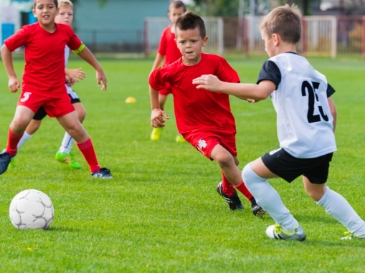 kids playing soccer