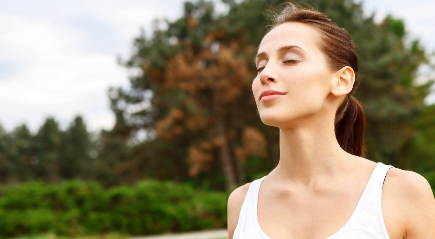 Woman relaxing after sedation dentistry visit